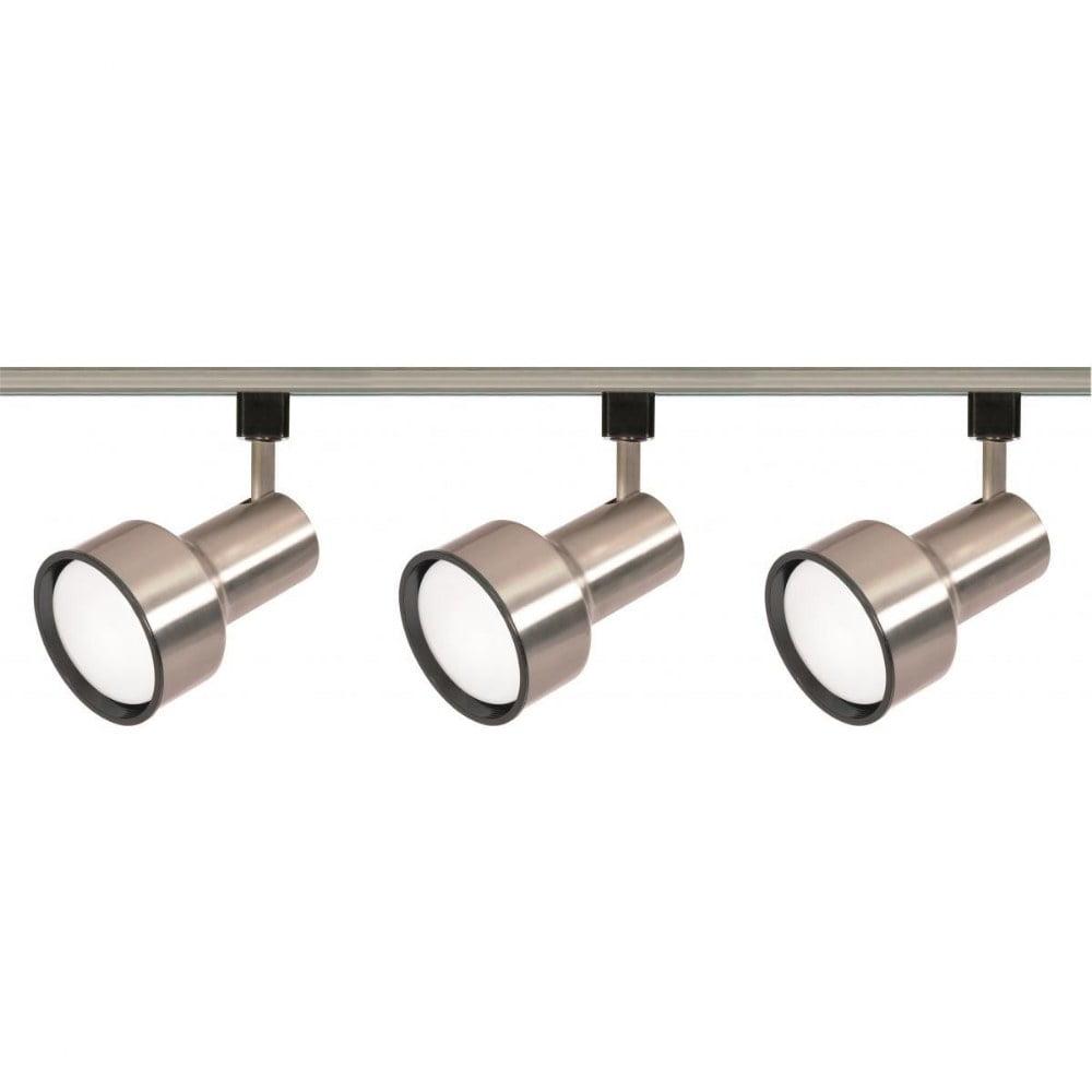 Nuvo 48'' 3 -Light Track Track Kit with Dimmable and Adjustable Head