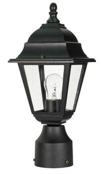 CodYinFI 60/548 Outdoor Post Lantern, 14 x 6 Inches, 60 Watts/120 Volts, Black