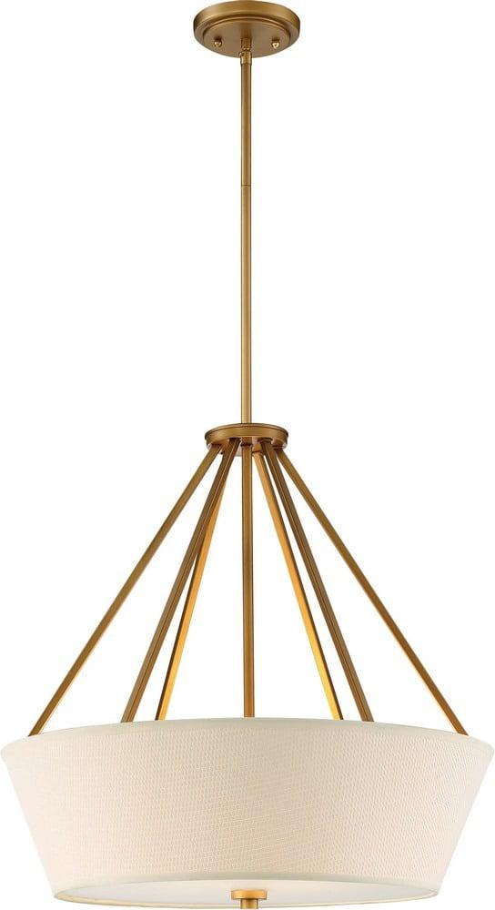 Nuvo Pendant Fixture,4L,22",Brass 60-5841