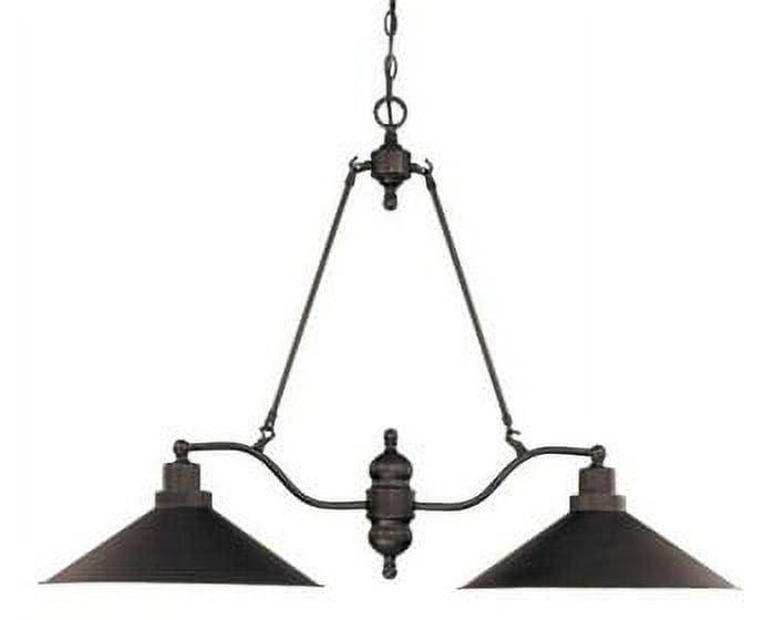 Bronze 40" Dual Light Island Chandelier