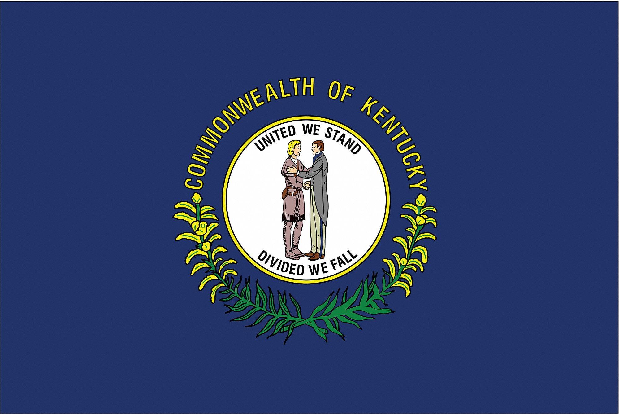 Kentucky State Flag 3x5 Feet Nylon with Grommets