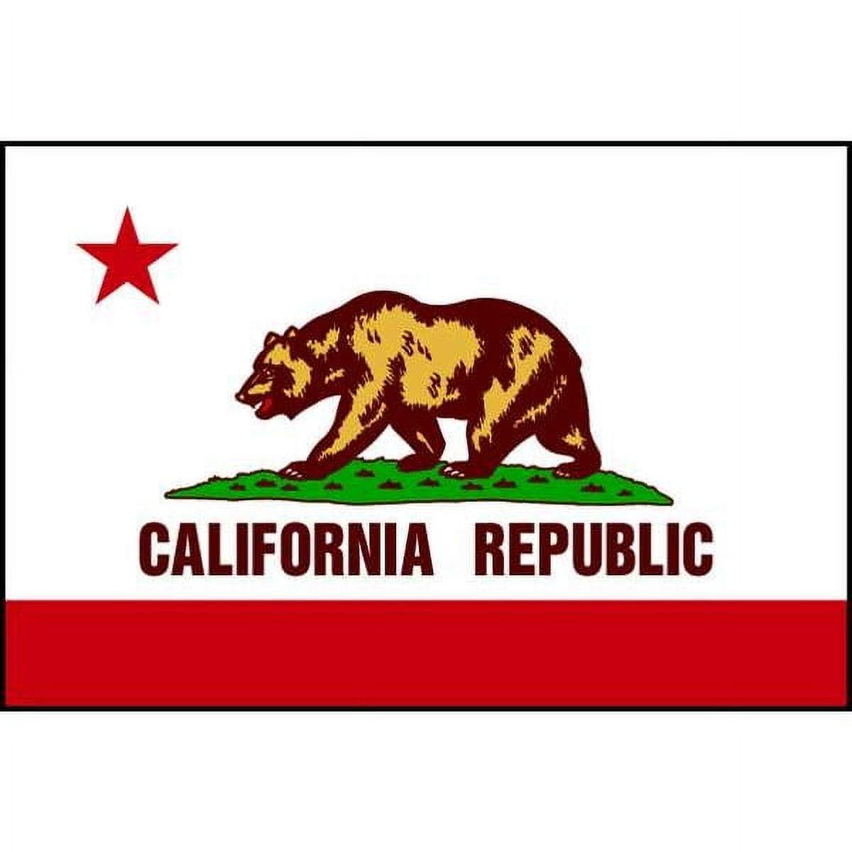 California State Flags 3x5FT,Heavy Duty 220D Nylon Flag, Vivid Colors,Calif. CA Flags Banners with 2 Brass Grommets for Indoor Outdoor. (California, 3x5)