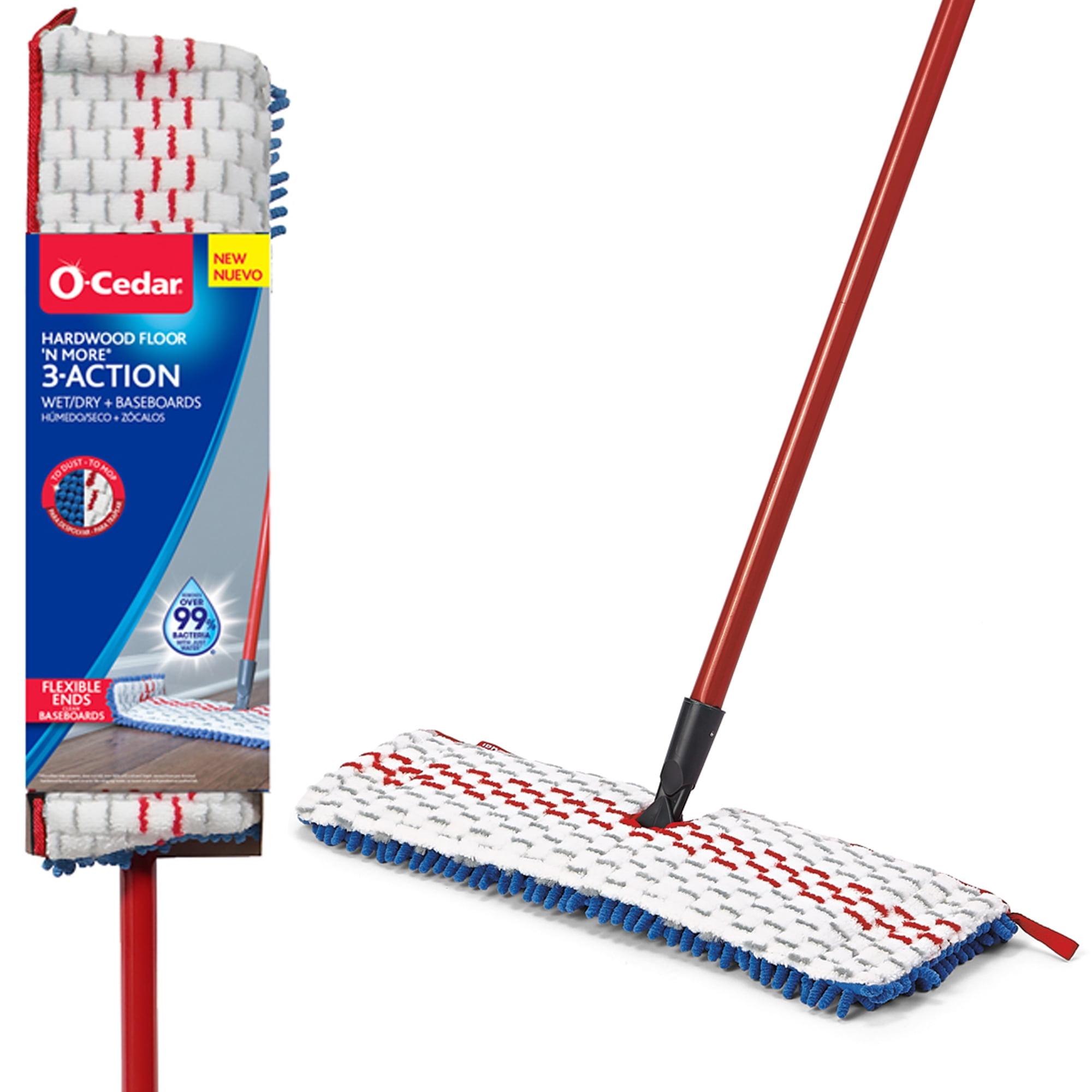 O-Cedar Red and White Dual Action Flip Mop