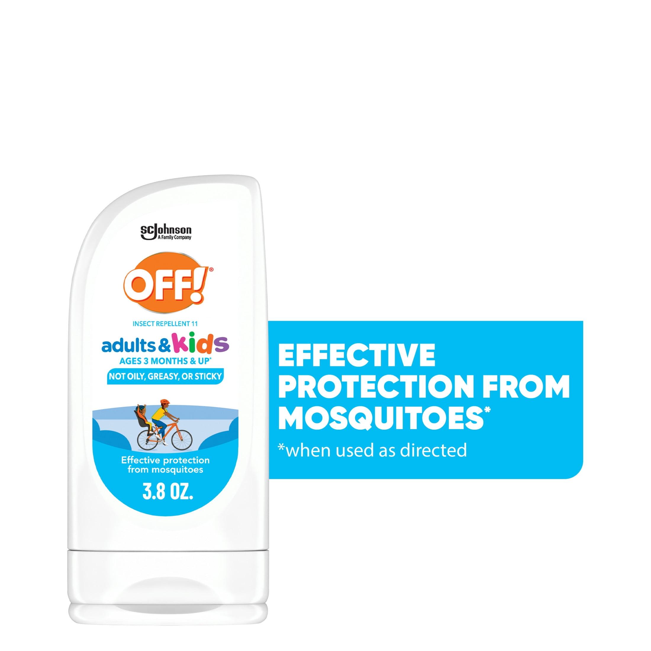 OFF! Adults and Kids Mosquito Repellent Picaridin Bug Lotion - 3.8oz