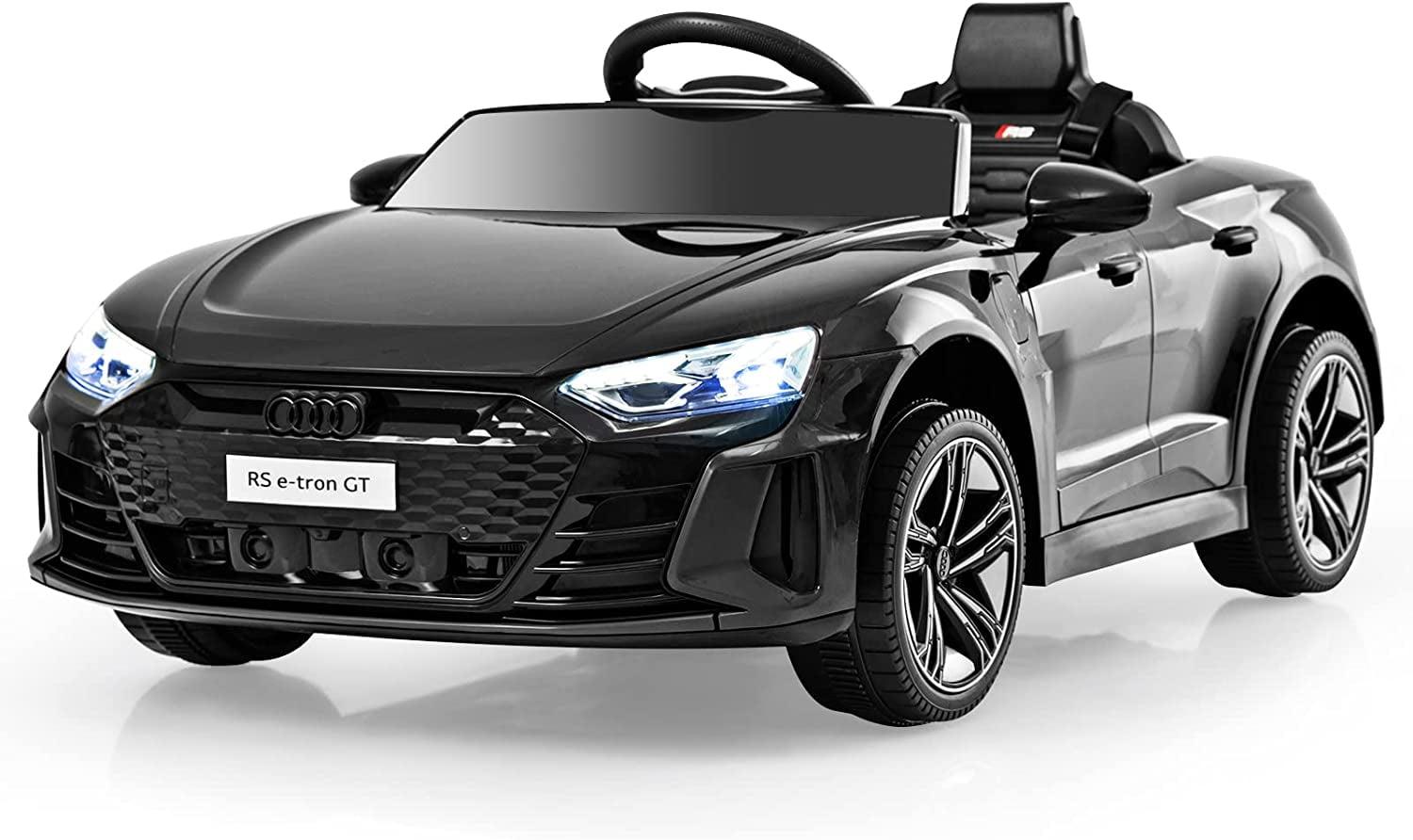 Black 12V Audi RS e-tron GT Kids Electric Ride-On Car