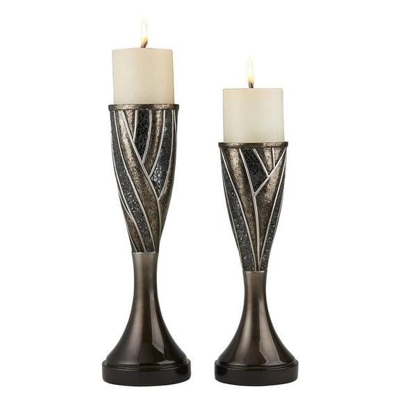 ORE international, Inc. 12 In, 14 In Lelei Candleholder Set Of 2