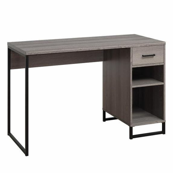 OS Home and Office Furniture 45" Transitional Wood Writing Desk in Farm Oak