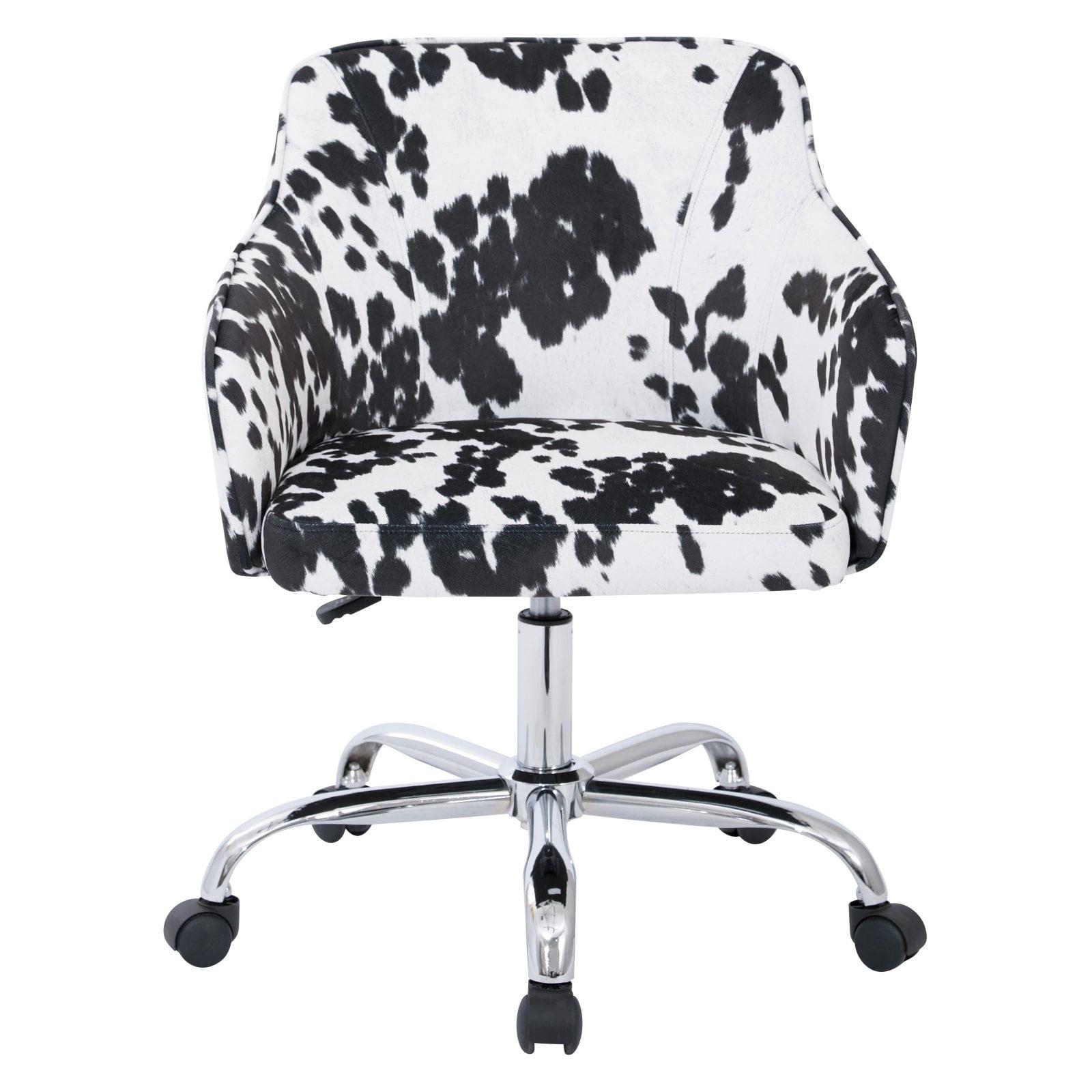 OSP Home Furnishings Bristol Task Chair with Udder Madness Domino Fabric