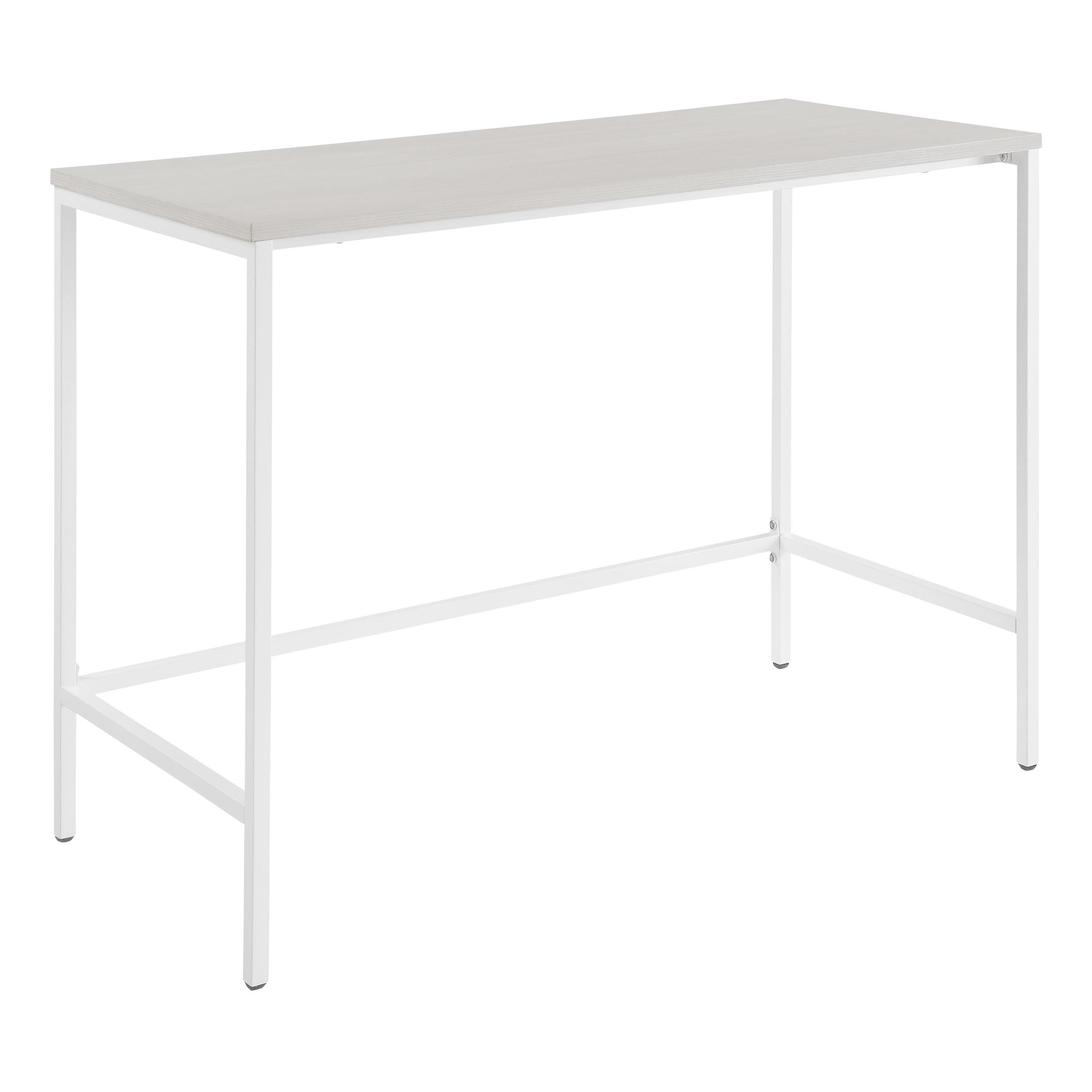 OSP Home Furnishings Contempo 42" Desk in White Oak Finish