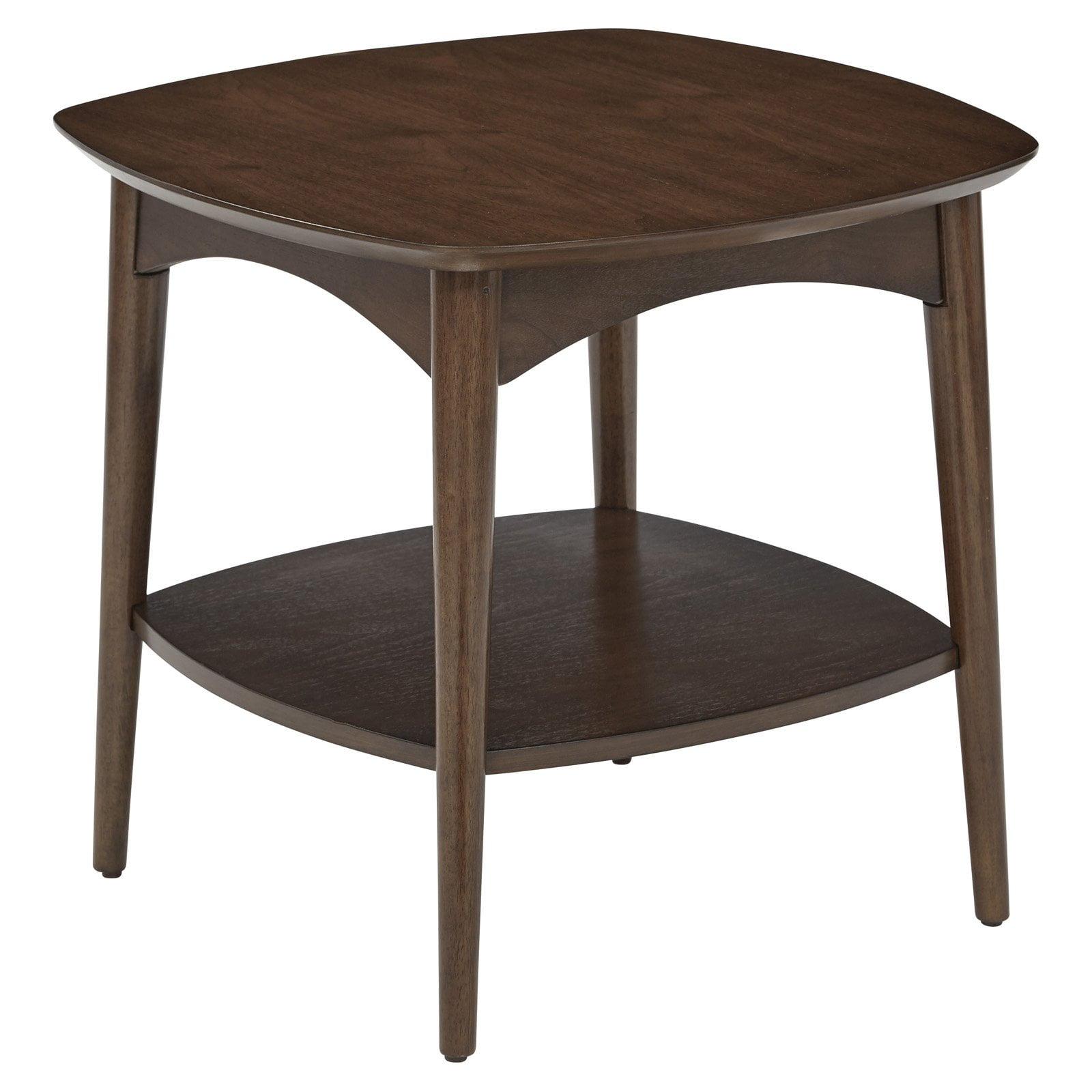 Copenhagen Mid-Century Modern Walnut Wood Accent Table