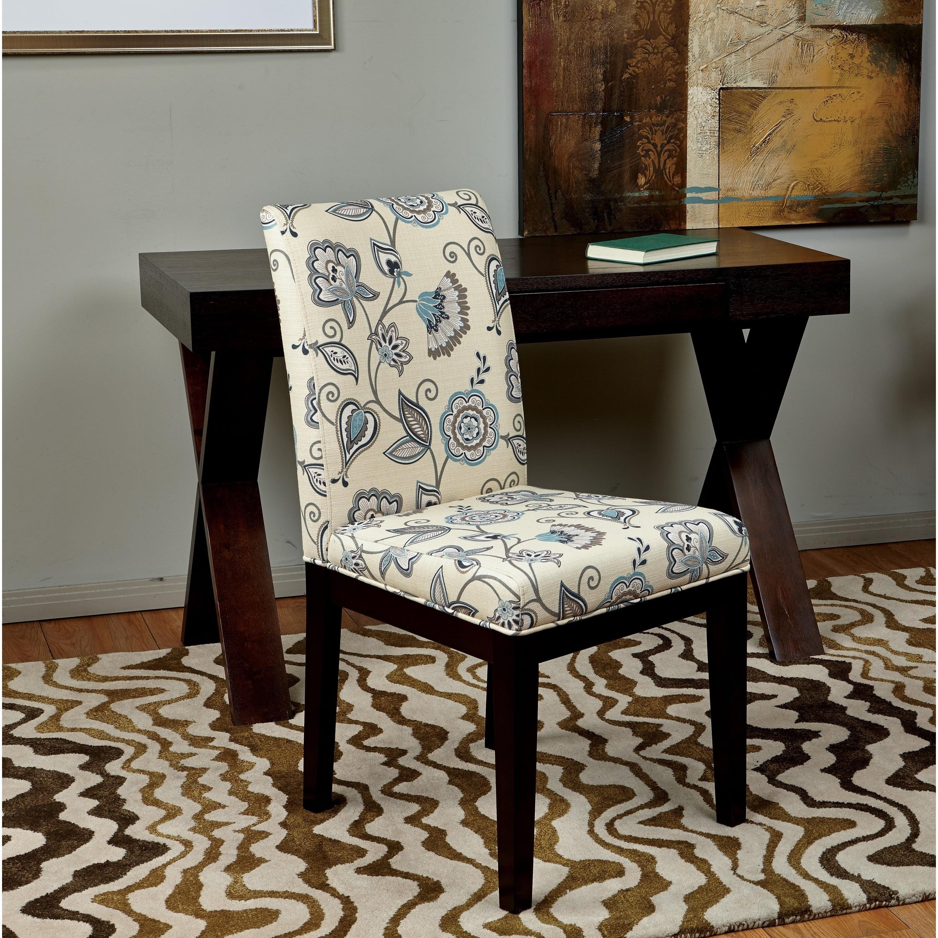 OSP Home Furnishings Dakota Parsons Chair in Avignon Sky Fabric