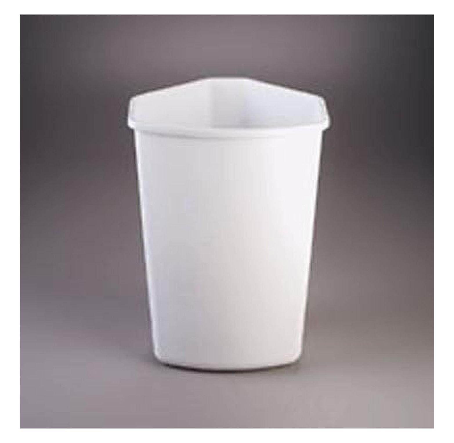 Bennium KV FERRC PB32W 32 Qt. Replacement Waste Bin for Center, White, Plastic