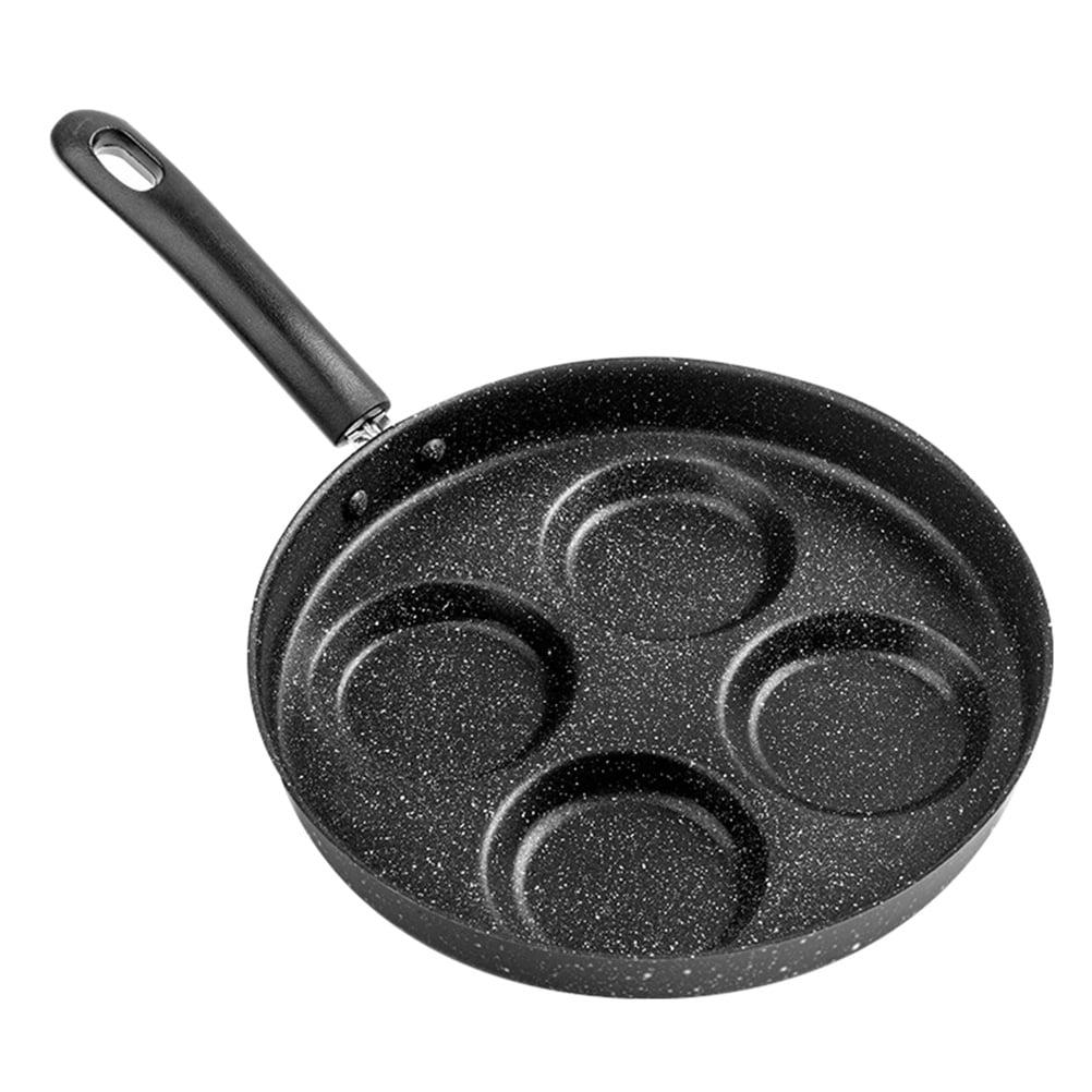 Egg Pan,Breakfast Frying Pan,4 Cup Egg Pans Nonstick,Nonstick Granite Omelette Skillet,Pancake Pan and Egg Cooker and Grill Pan,Suitable for Gas and Induction Cooktops