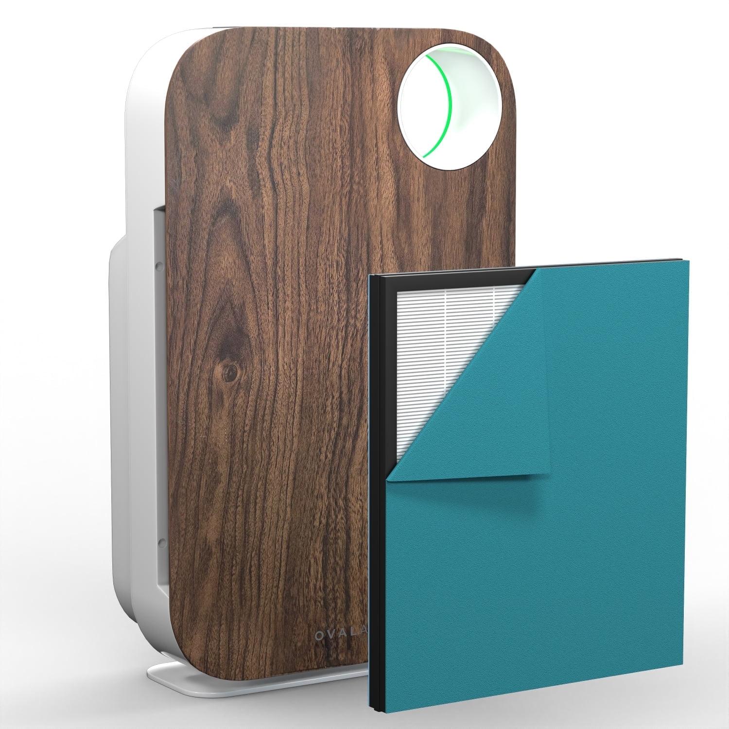 OVAL AIR 3-Stage H13 True HEPA 5-in-1 Air Purifier reduces Allergies, Asthma, Pets, Odor, Smoke