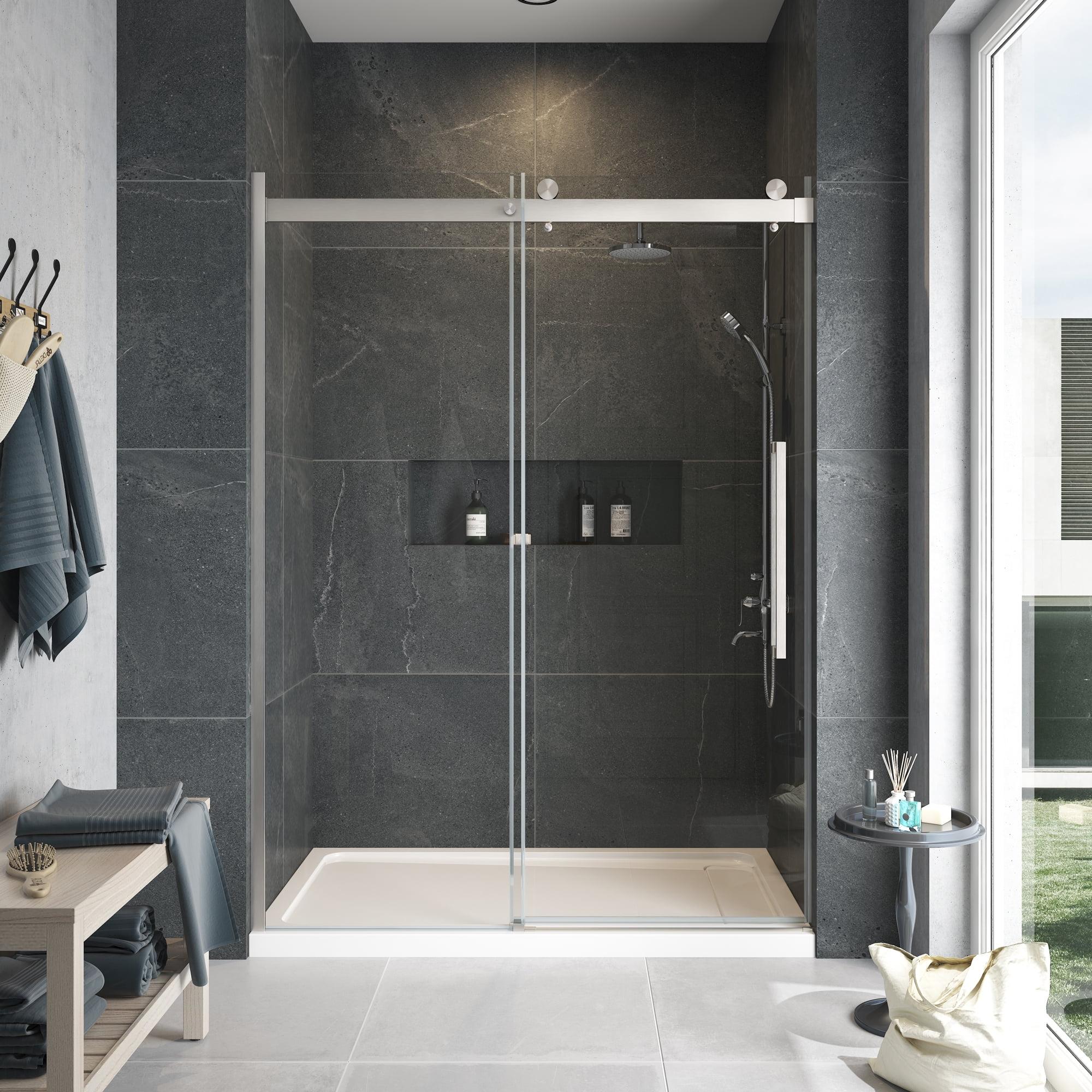 OVE Decors Bel Soft Close2-Piece 32" x 60" x 81" Base/Door Rectangular Alcove Shower Kit