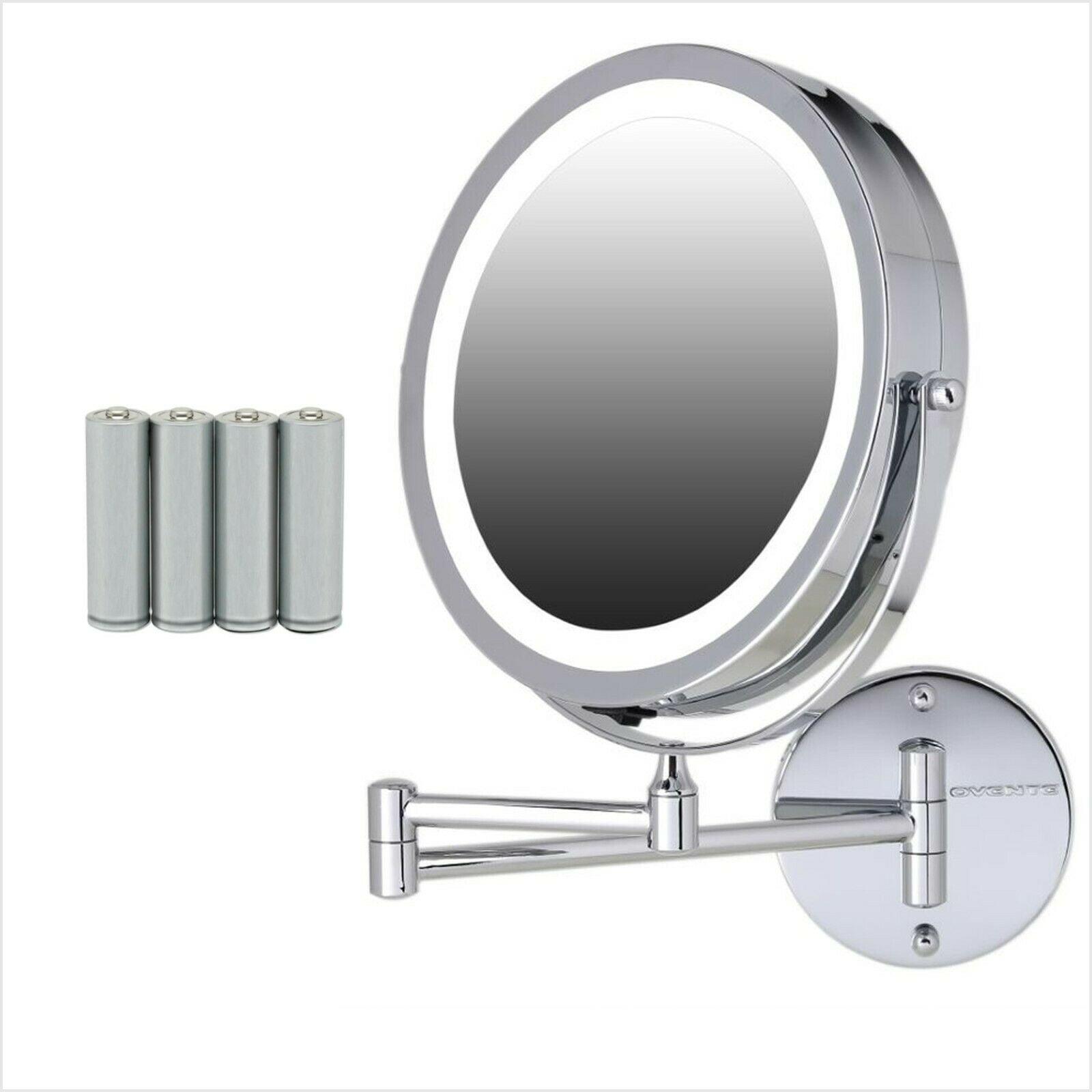 Ovente Concave LED Wall Mirror
