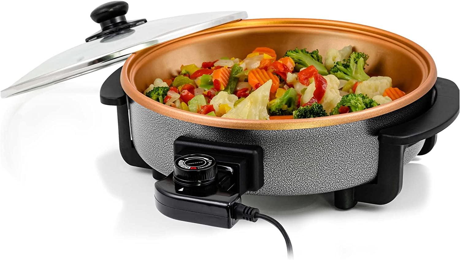 Ovente OVENTE 12" Electric Skillet and Frying Pan