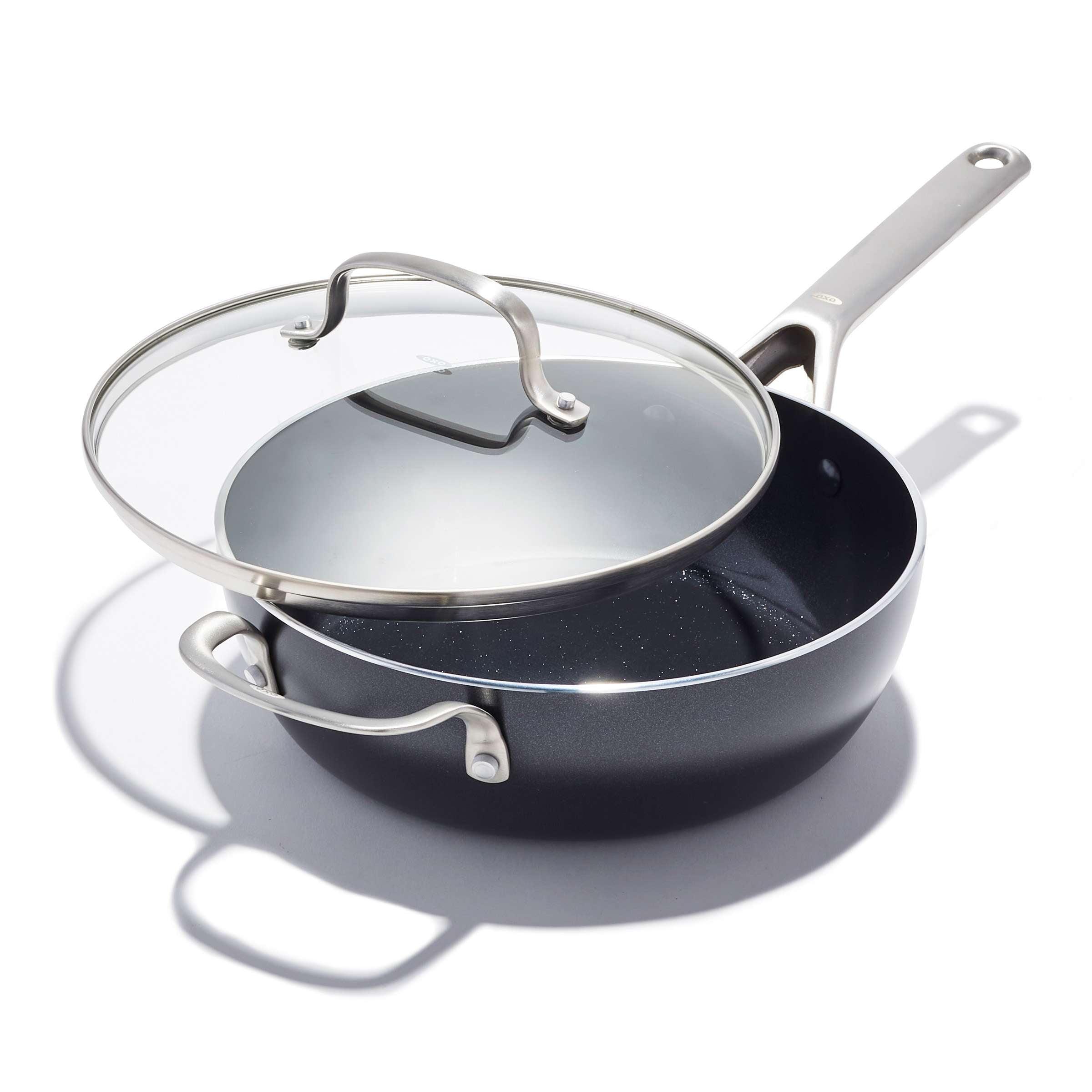 OXO Agility Ceramic Nonstick 3qt Chef's Pan with Lid