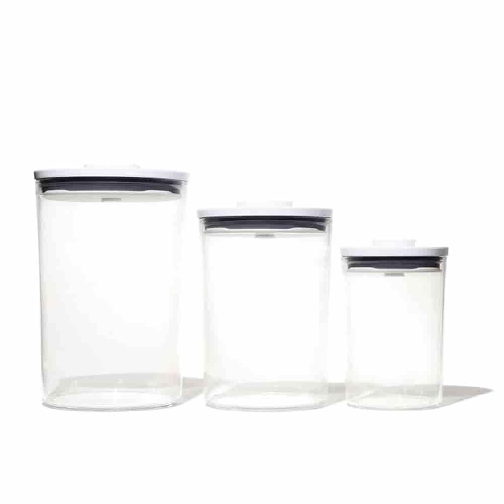 Clear BPA-Free Plastic Airtight Food Storage Container Set