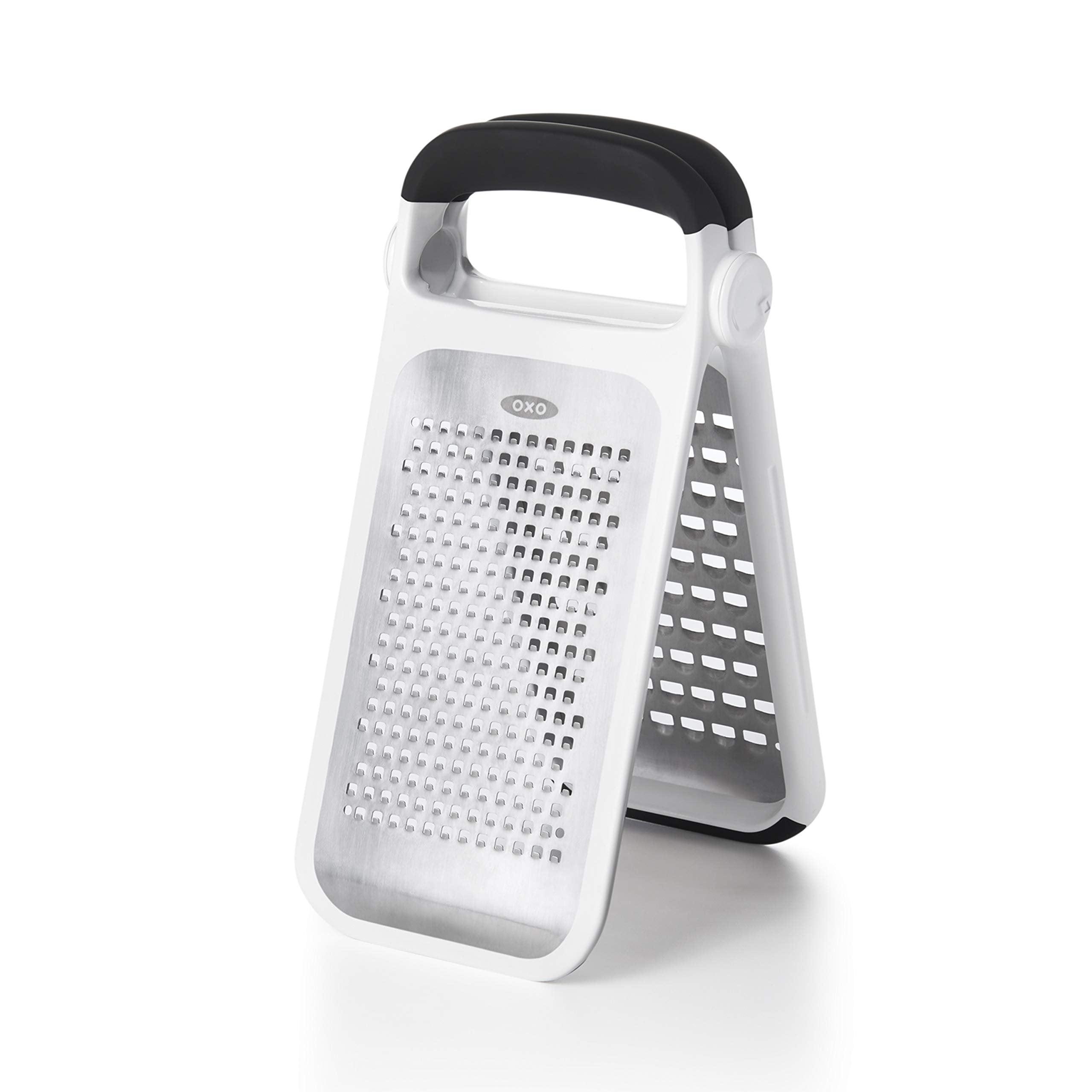 OXO Good Grips Two-Fold Stainless Steel Grater with Non-Slip Grip