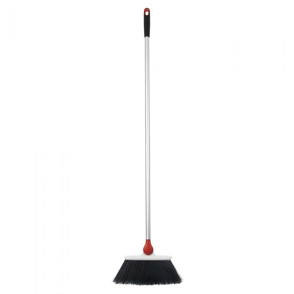 OXO Good Grips Lightweight Aluminum Frame Any Angle Household Broom, Silver