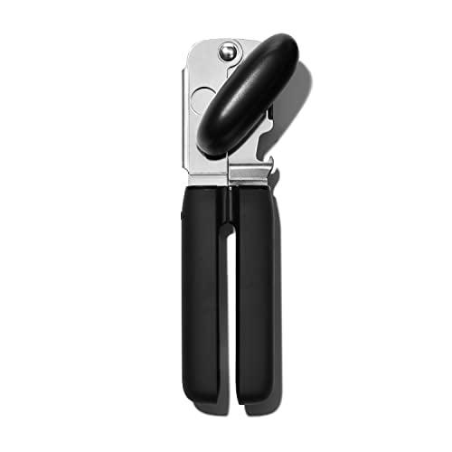 Black Stainless Steel Soft Handled Can Opener