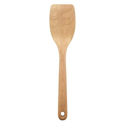 Natural Beechwood Rectangular Turner with Comfortable Handle