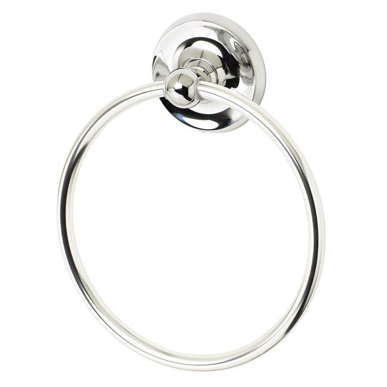 Polished Chrome Wall Mounted Towel Ring