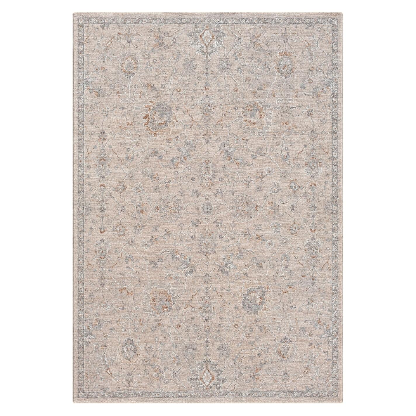 Obeetee Estate Vintage Floral Woven Indoor Area Rug