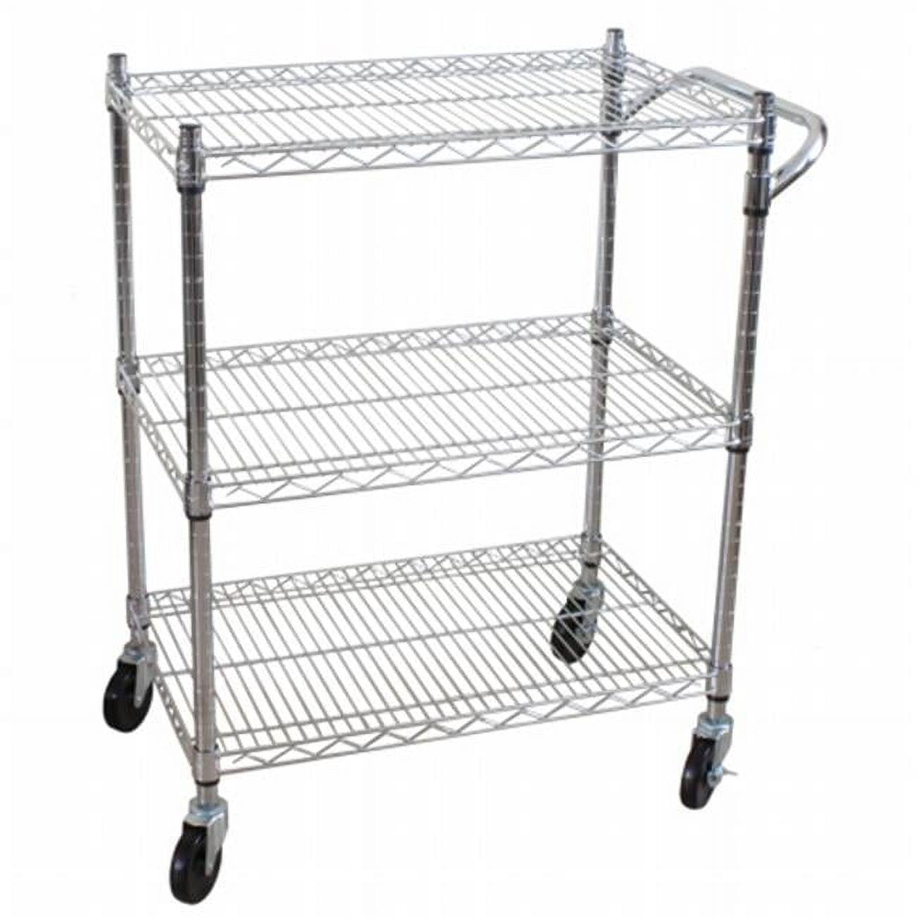 36.6'' H x 32.5'' W Utility Cart with Wheels