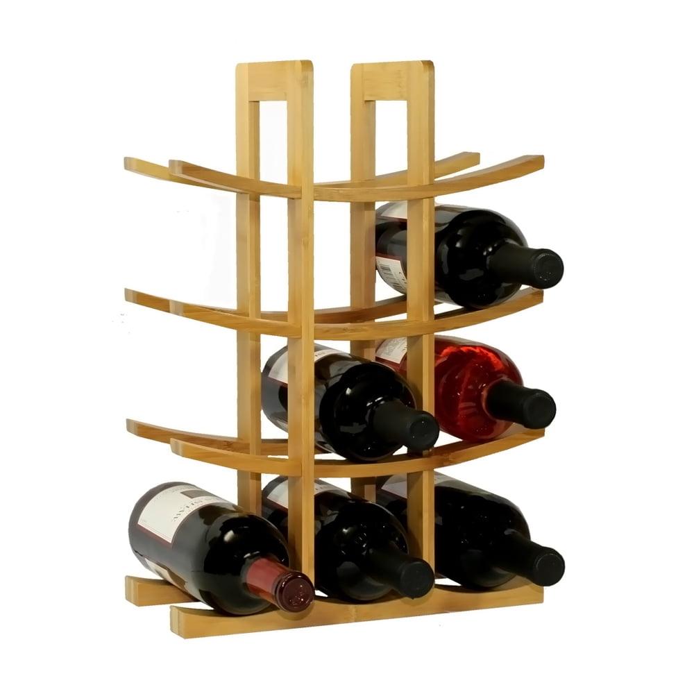 Oceanstar 12-Bottle Natural  Wine Rack