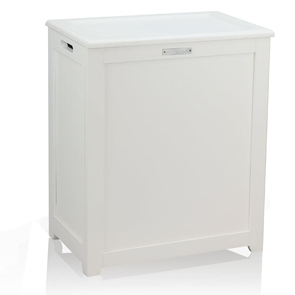 Wood Cabinet Laundry Hamper with Handles