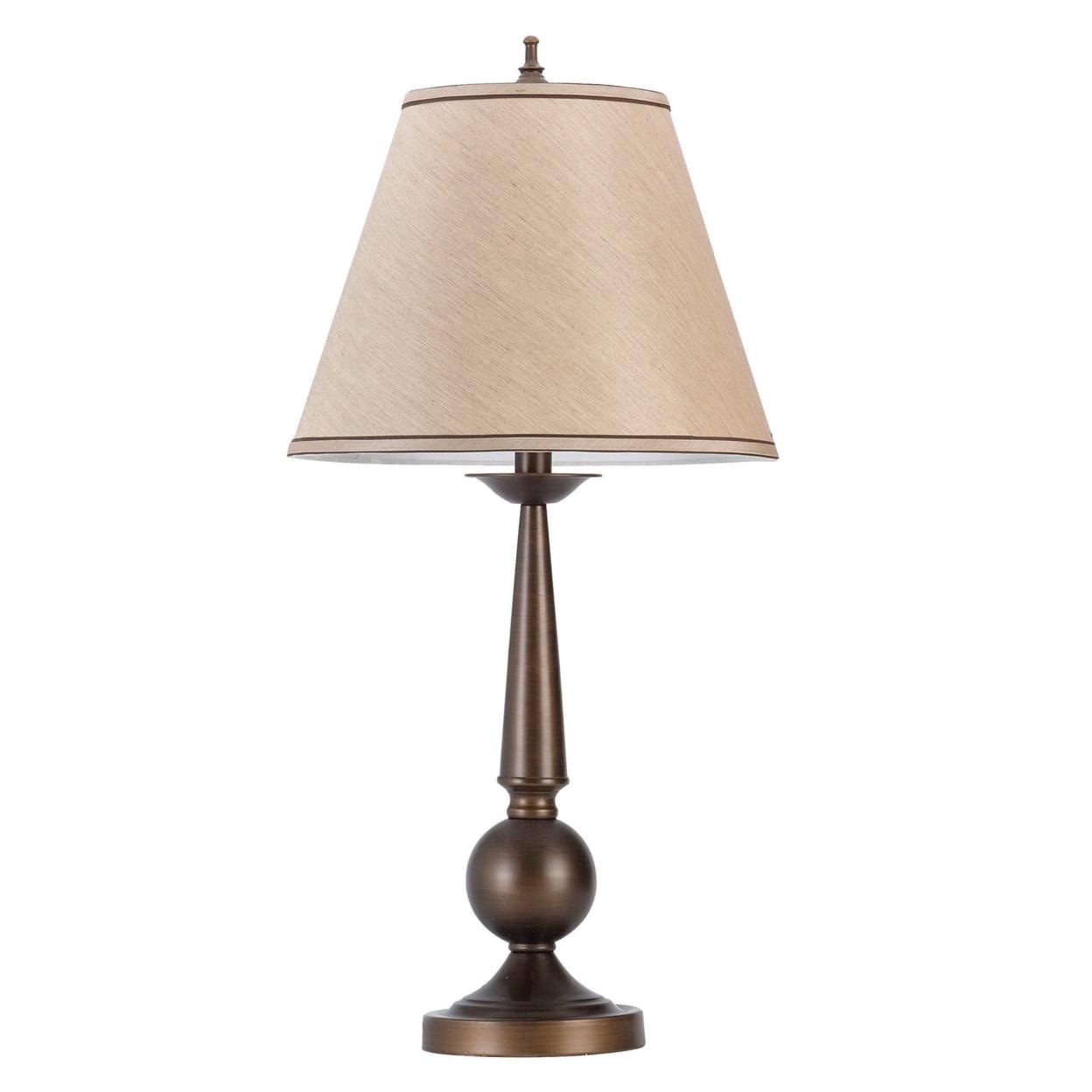 Ochanko Bronze and Beige Transitional Table Lamps Set of 2