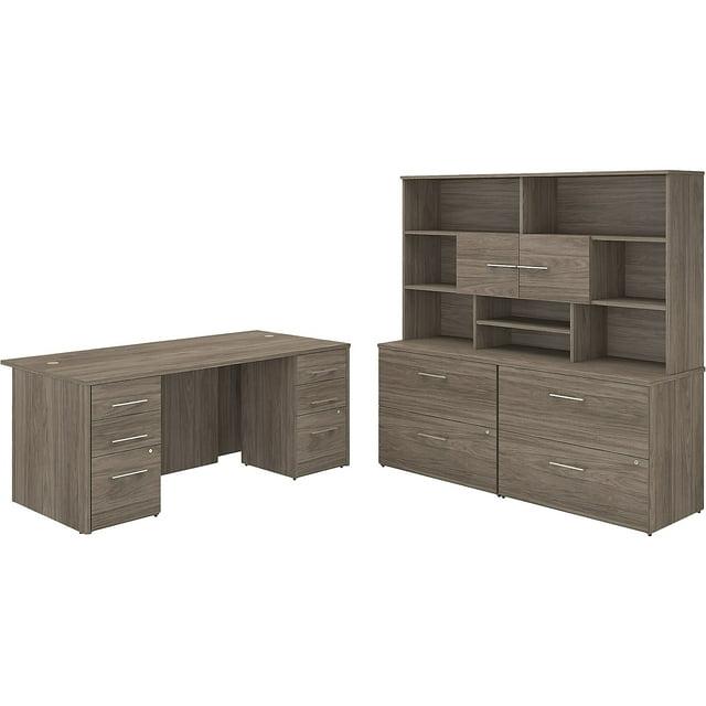 Bush Business Furniture Office 500 3 Executive Desk Office Set