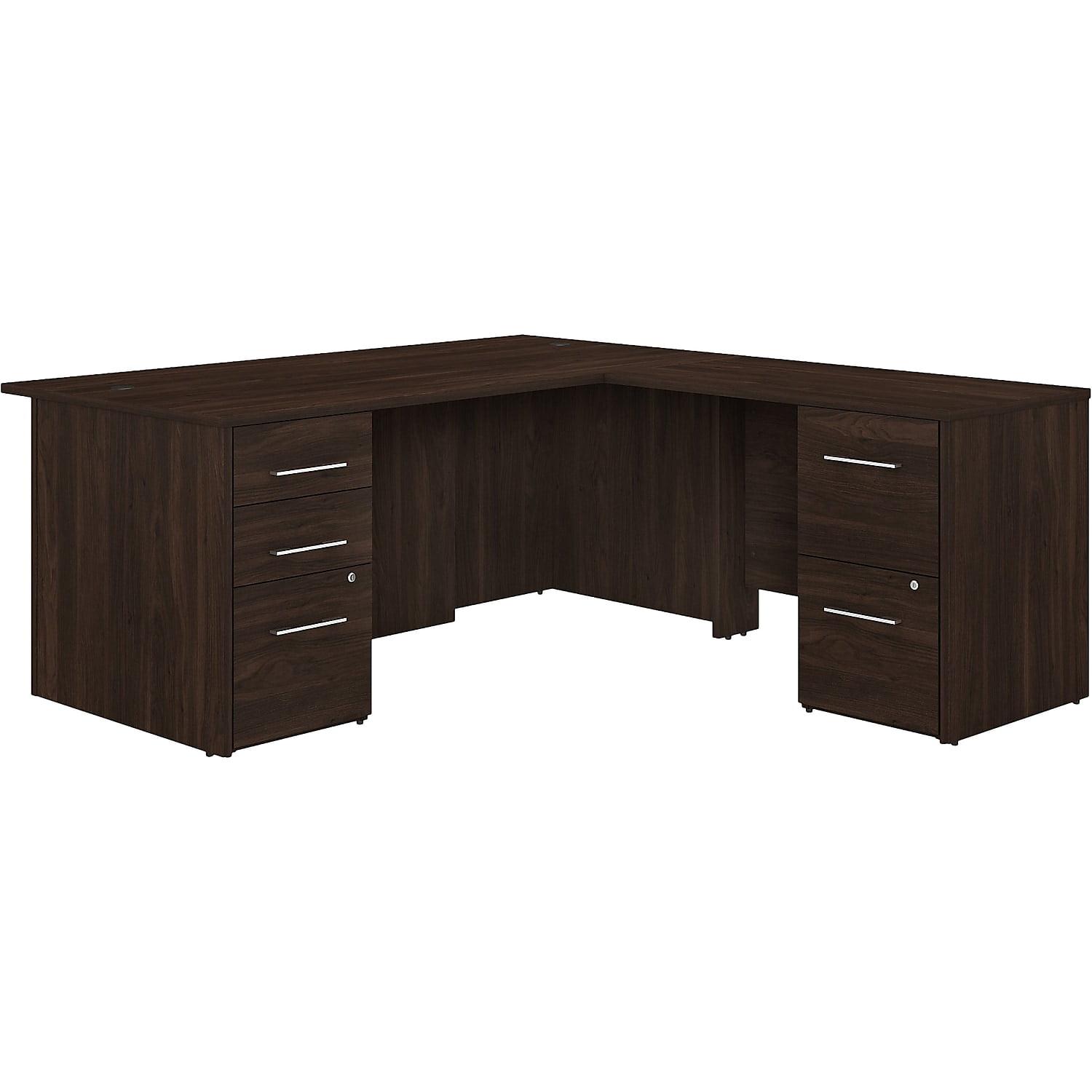 Office 500 Collection L-Shaped Executive Desk
