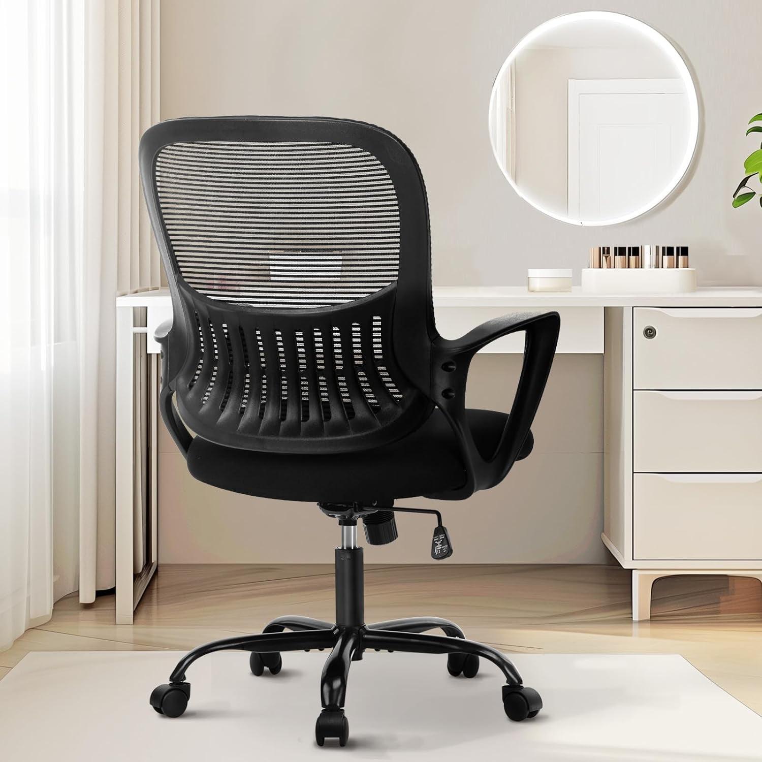 Black Mesh Ergonomic Executive Swivel Office Chair