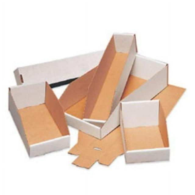 Office Depot Cajas de Almacenamiento con Tapa Abierta y Uso Estándar 12" x 6" x 4 1/2", Blanco Ostra, Caja de 50