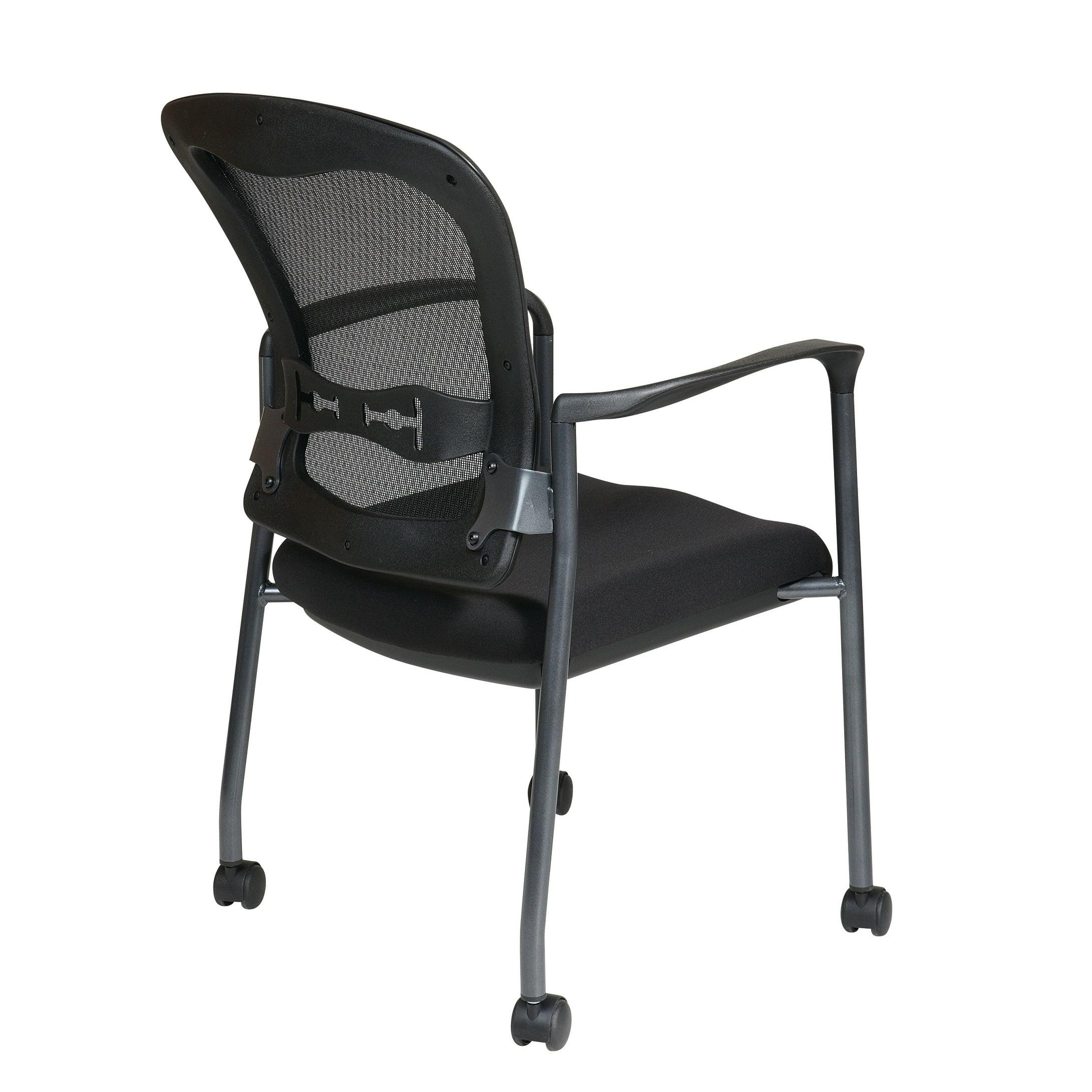 Inbox Zero Navarion Stackable Waiting Room Chair with Metal Frame