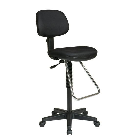 Polyester Blend Drafting Chair with Headrest