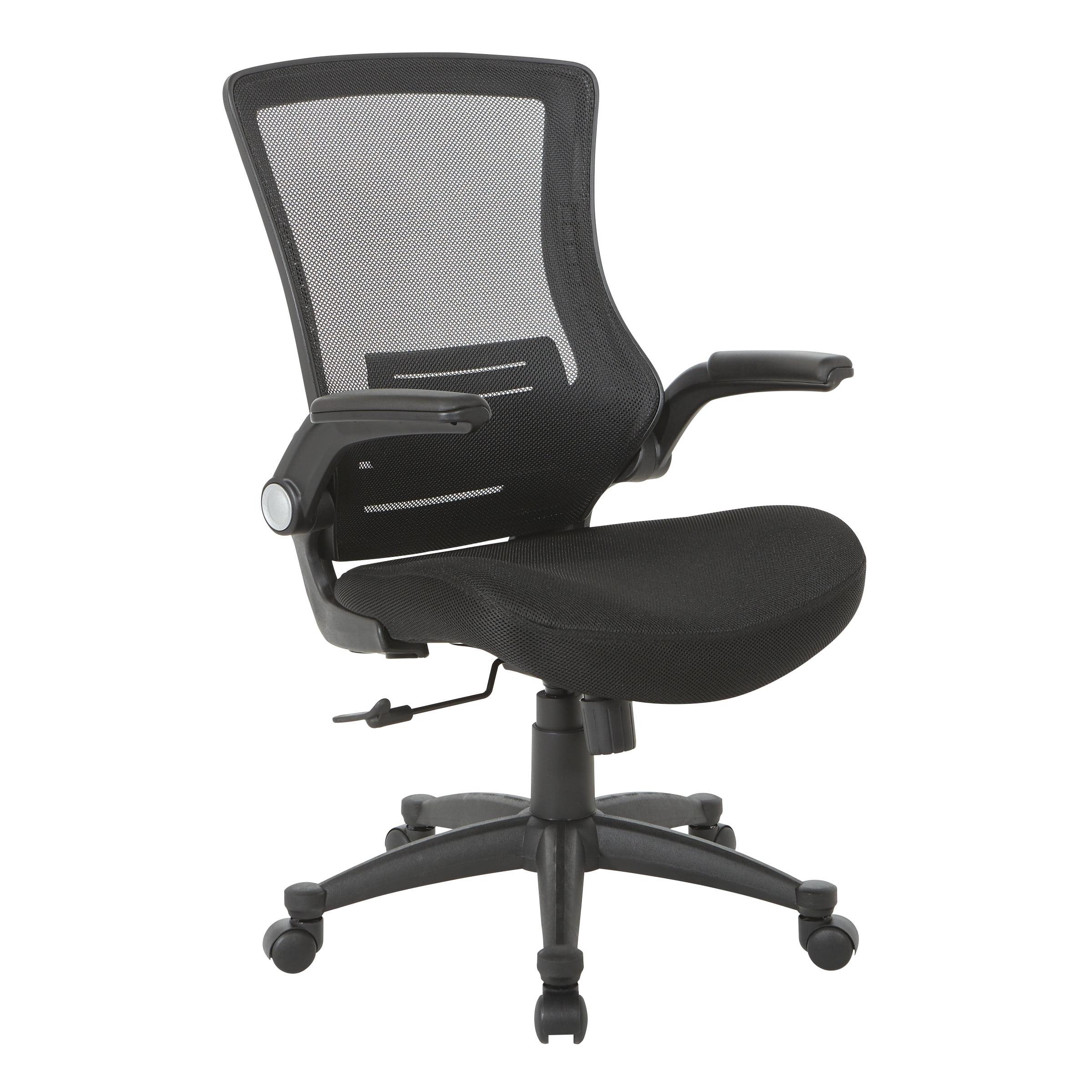 Black Mesh Executive Office Chair with Lumbar Support