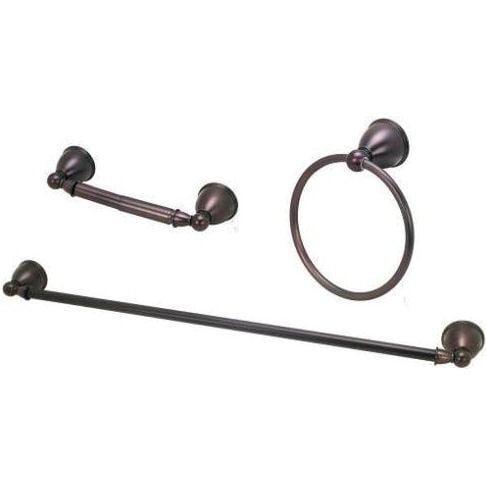 Astor Oil Rubbed Bronze 3-Piece Bathroom Hardware Set