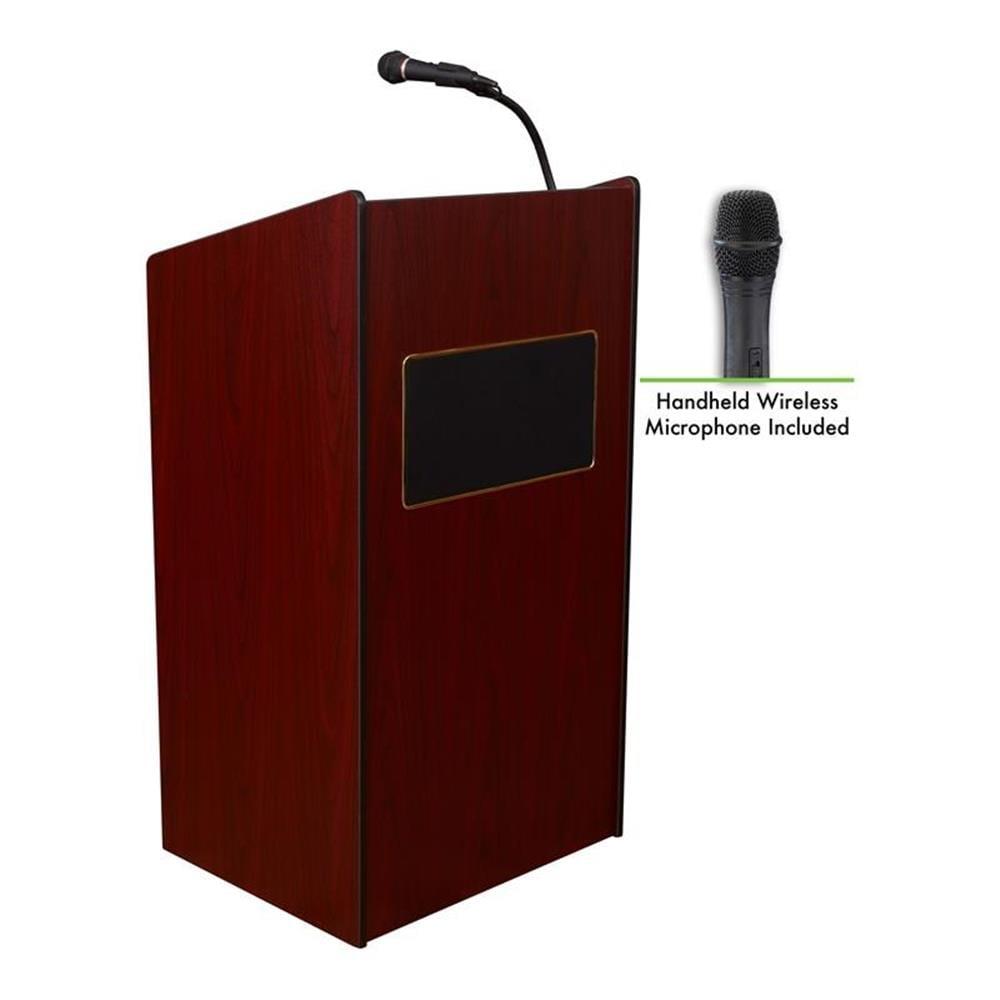 Wireless Lectern Combo 46'' Tabletop Lectern with Storage