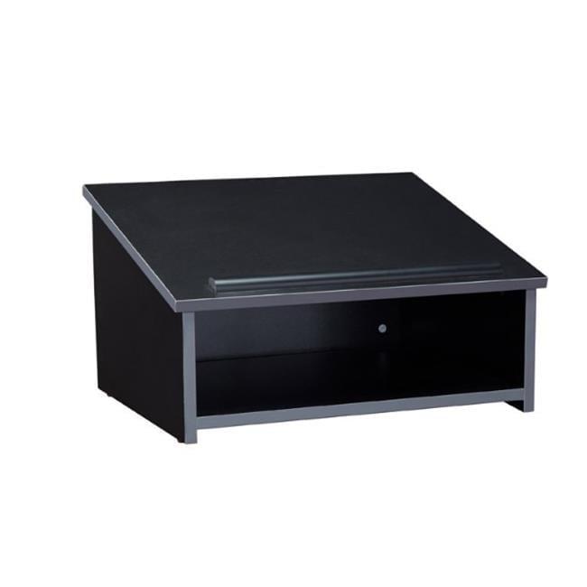 13.75'' Wood Tabletop Lectern with Storage