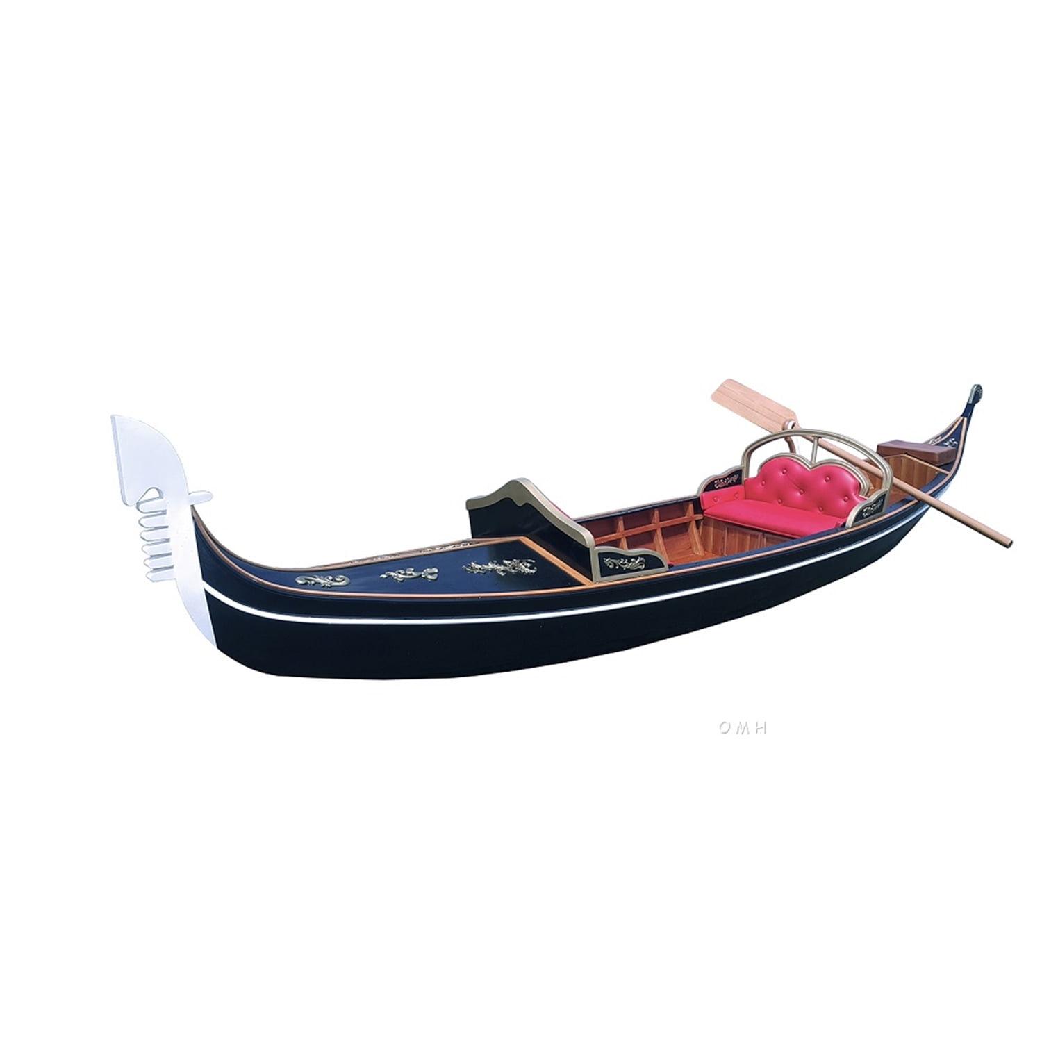 Old Modern Handicrafts K208 14 ft. Venetian Gondola Real Boat