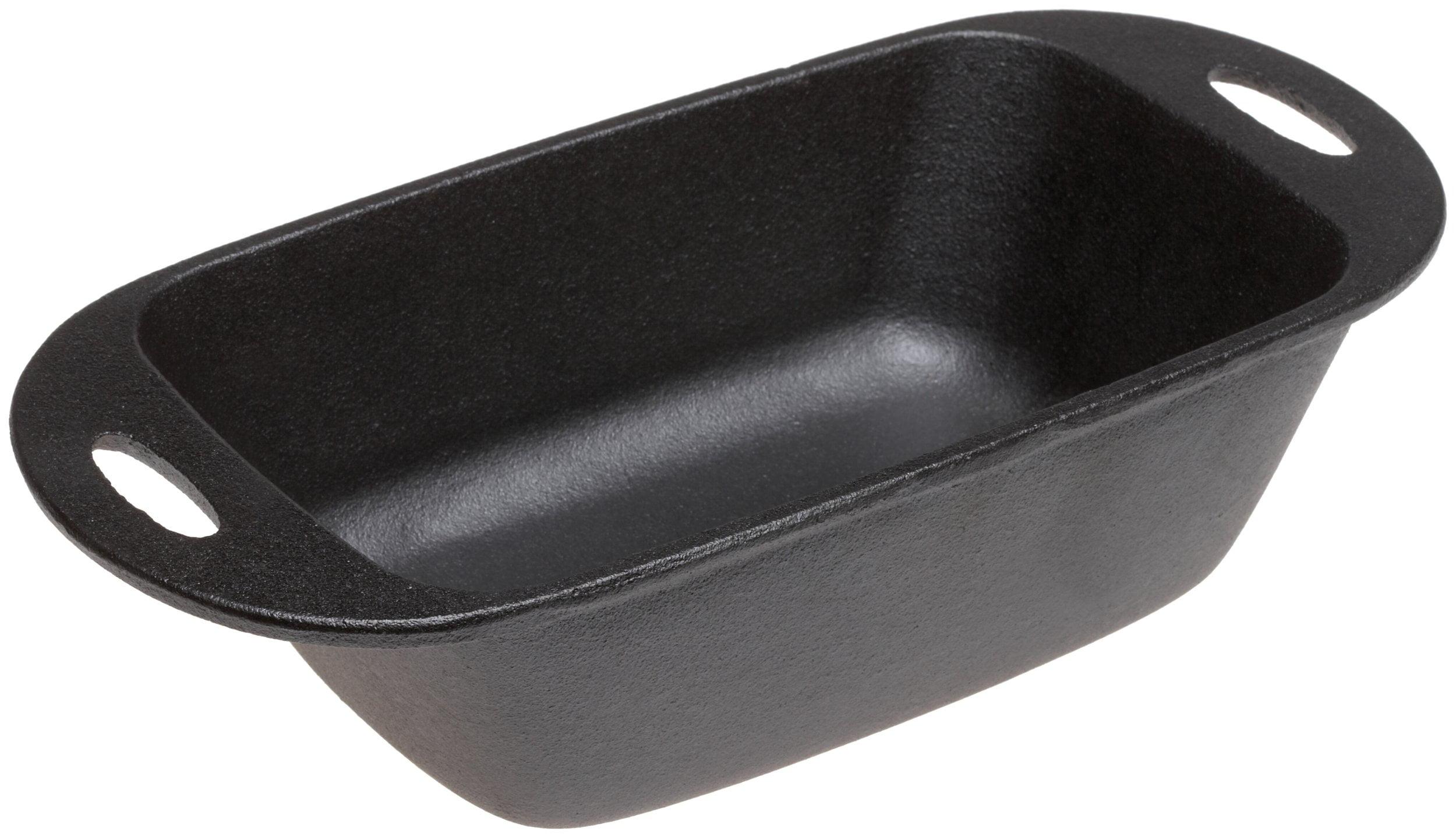 Pre-Seasoned Black Cast Iron Non-Stick Loaf Pan