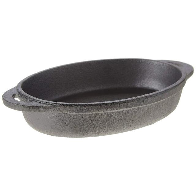 Old Mountain Pre-Seasoned Cast Iron 4.5 Inch Oval Single Serve Dish