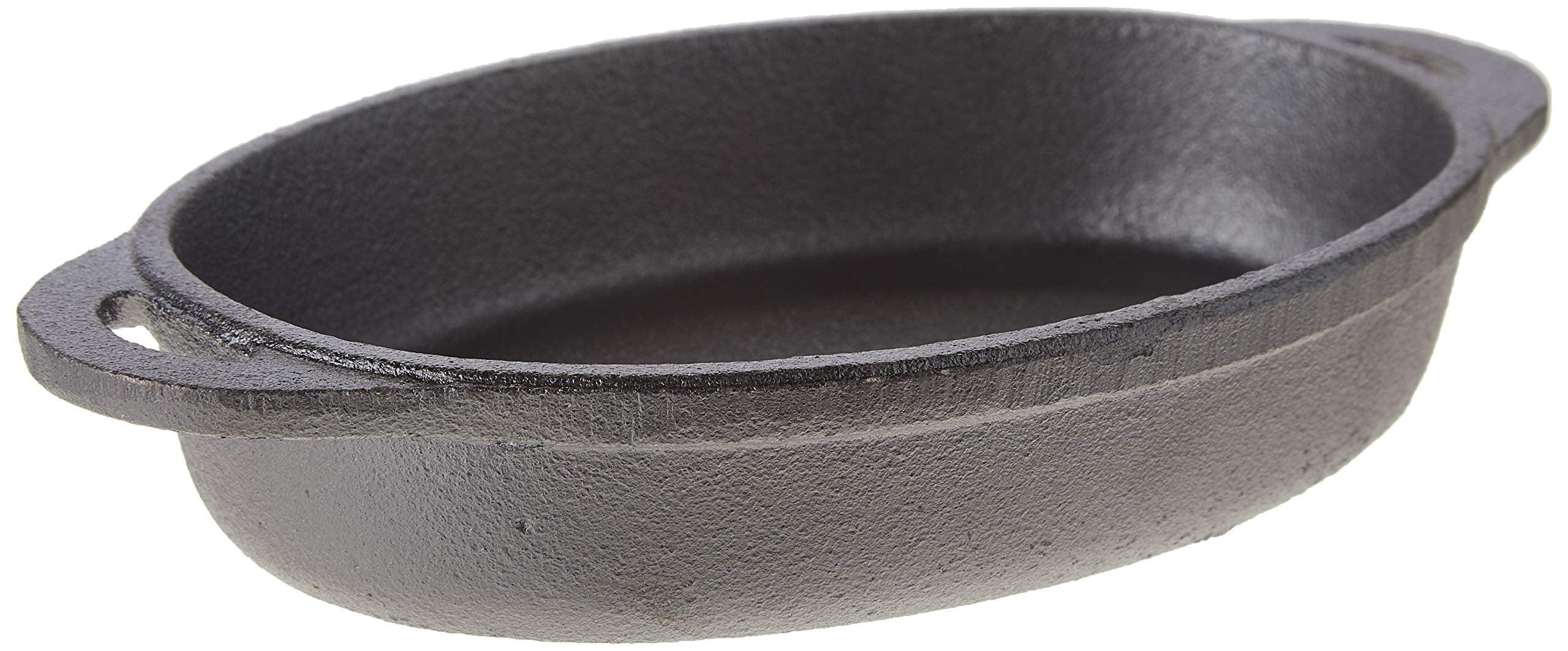 Old Mountain Pre-Seasoned Cast Iron 4.5 Inch Oval Single Serve Dish