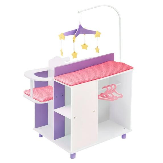 Teamson Kids Olivia's Little World Wooden Doll Changing Station