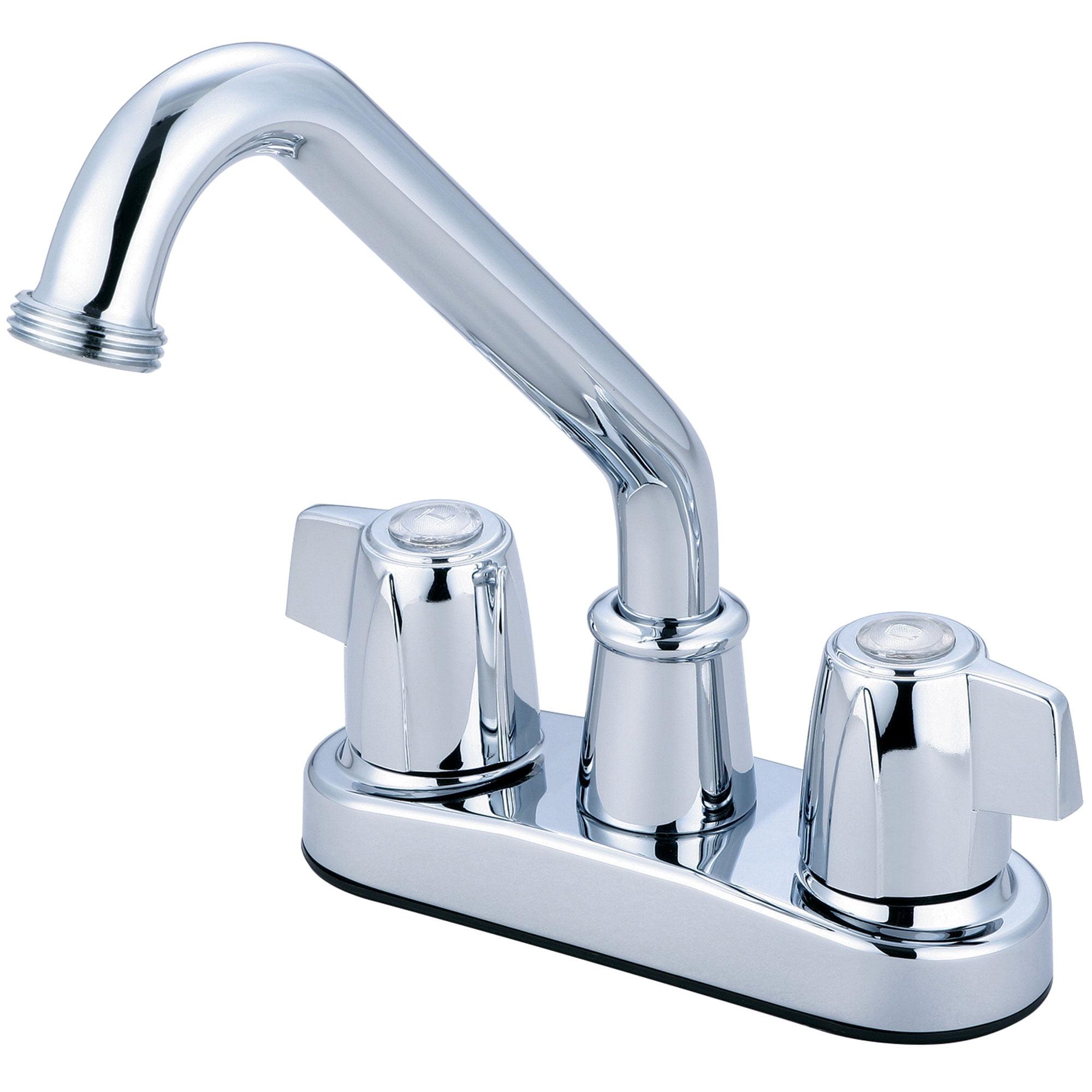 Two Handle Bar & Laundry Faucet, Chrome