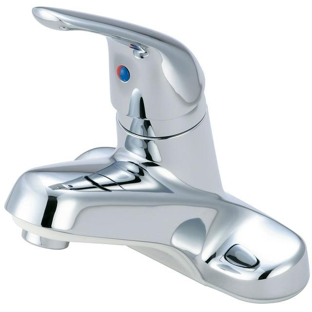 Centerset Single-handle Bathroom Faucet with Drain Assembly